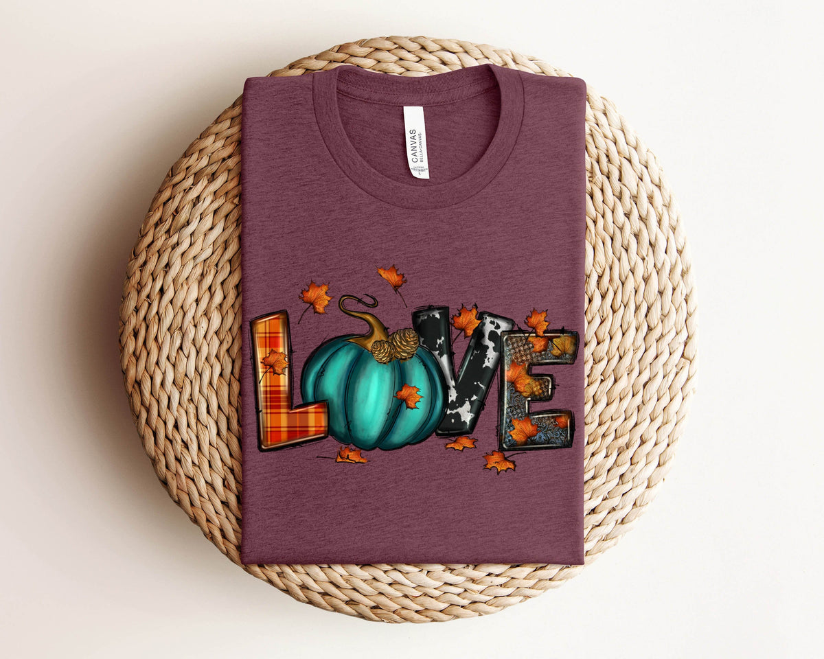 Thanksgiving Sweatshirt Thanksgiving Shirt Love Turkey Shirt Thanksgiving Women Shirt Thanksgiving Gift Thanksgiving Sweatshirt Sweatshirt – Easygoing Wear · Top Pick For Any Outfit