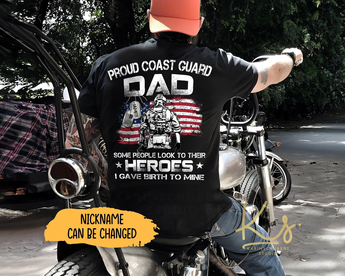 Proud Coast Guard Dad Proud Coast Guard Mom Coast Guard Family Shirts Coast Guard Graduation Coast Guard Shirts US Coast Guard Gifts Graphic Tee – Fan Favorite · Perfect For Daily Wear