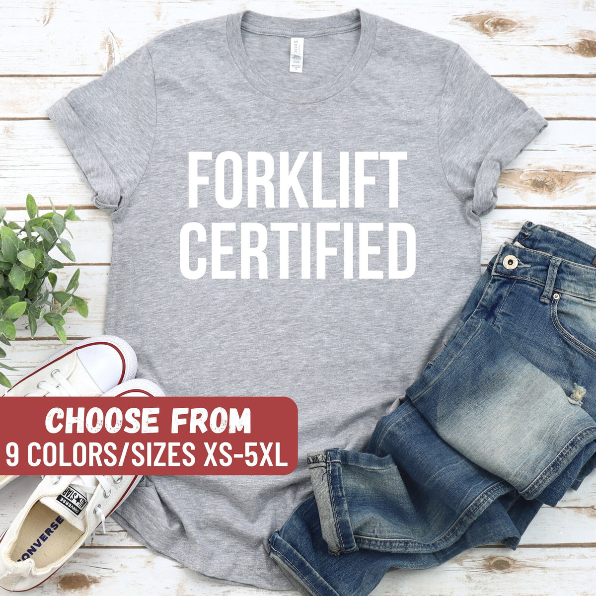 Funny Forklift Shirt Forklift Driver TShirt Forklift Driver Gift Coworker Shirt Gift For Coworker Forklift Certified TShirt Graphic Tee – Warm & Stylish · Must-Have Style