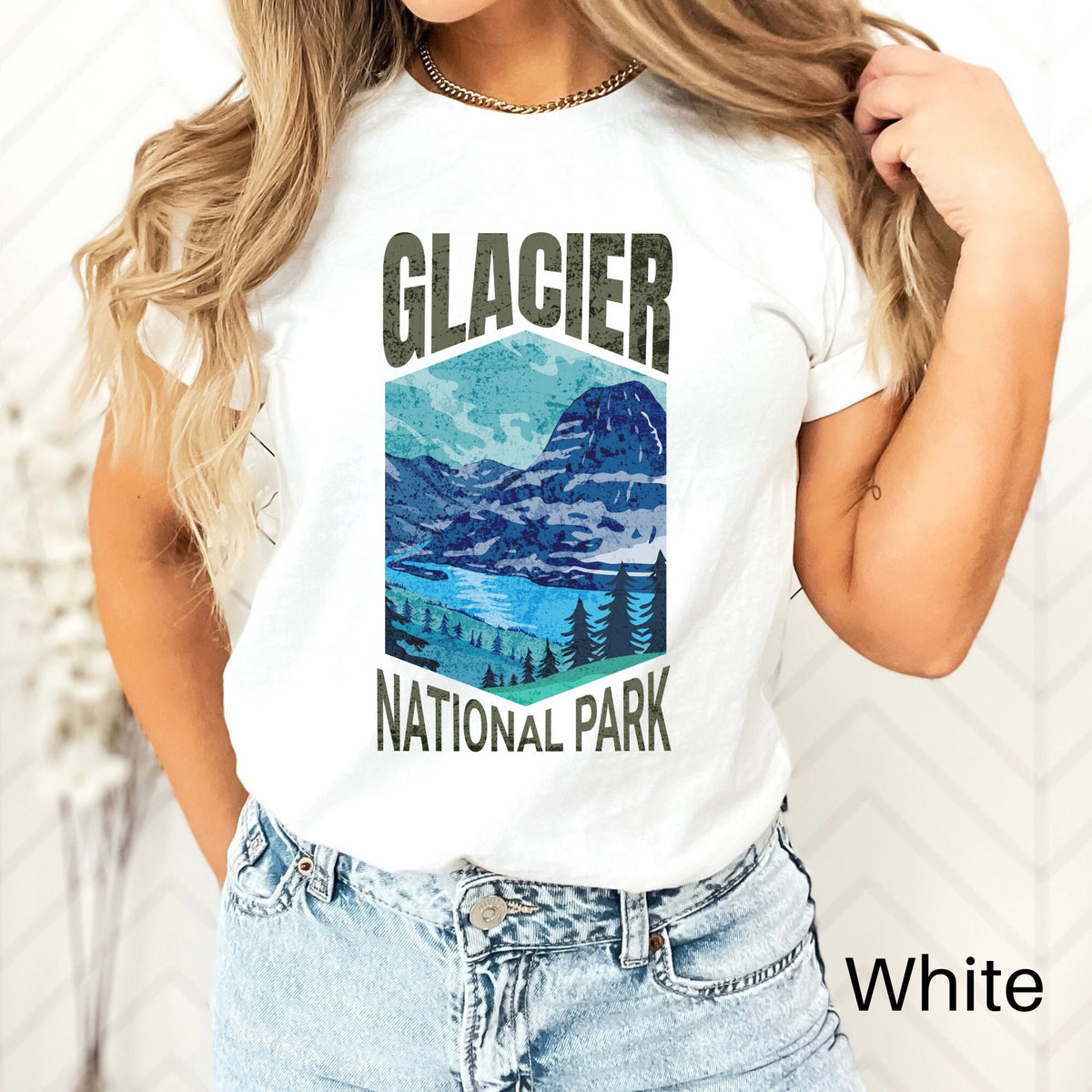 Glacier National Park Shirt National Parks Shirt Nature Lover Hiking Shirt Camping Shirt Retro National Park Montana Vacation Shirt Graphic Tee – Fan Favorite · High-Quality Print