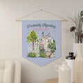 Funny Bookish Pennant for Romance Reader Probably Reading About Dukes Nineteenth Century Regency Romance Wall Decor With Butterflies Graphic Tee – Cozy Vibes · Perfect For Daily Wear