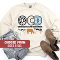 Cute Animal Lovers Sweatshirt Cow Sweatshirt Cow Lover Gift Funny Cow Crewneck Farm Animal Gift OCD Obsessive Cow Disorder Sweatshirt Sweatshirt – Cozy Vibes · Top Pick For Any Outfit