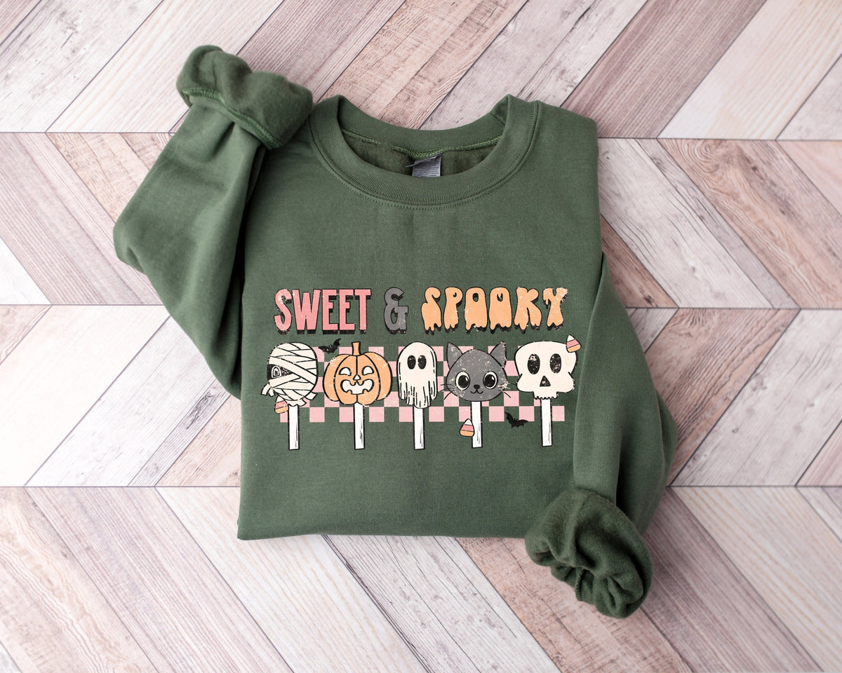 Spooky Vibes Sweatshirt Retro Halloween Sweatshirt Spooky Halloween Shirt Funny Halloween Shirt Halloween Shirt Halloween Gift Sweatshirt – Everyday Comfort · Perfect For Daily Wear