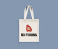 Cardiologist Tote Bag Funny Cardiologist Gift Cardiology Tote Bags No Fibbing Tote Bag – Premium Graphic · High-Quality Print