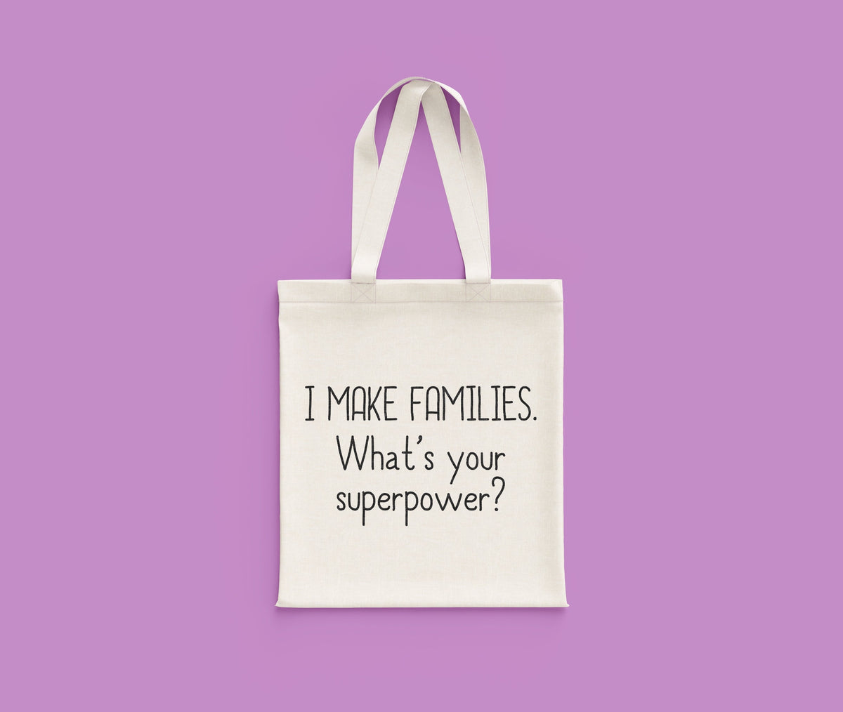 Surrogacy Tote Bag Surrogate Mother Gift Surrogate Present I Make Families Tote Bag – Bold Style · Perfect For Daily Wear