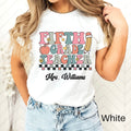 Retro Custom Teacher Shirt 5th Grade Teacher Team Shirt Personalized School Gift Customized Name Teacher Tee Fifth Grade Graphic Tee – Feel-Good Design · Must-Have Style