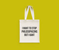 Kant Bag Philosophy Tote Bag Philosophy Teacher Gift Philosophy Gifts Stop Philosophizing But I Kant Tote Bag – Cozy Vibes · Must-Have Style