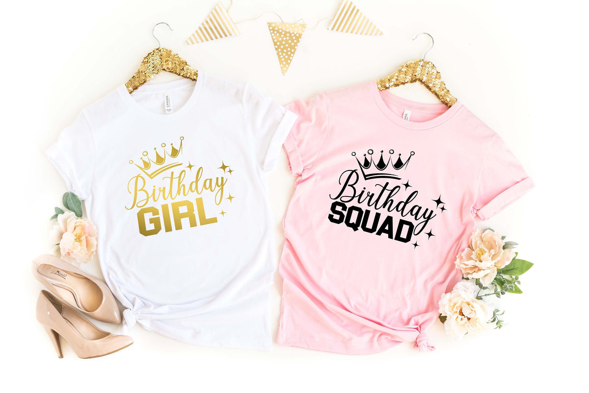 Birthday Queen Shirt Birthday Party Girl Shirt Birthday Squad Shirt Youth Birthday Girl Shirt Birthday Shirt Birthday Girl Shirts Graphic Tee – Fan Favorite · Top Pick For Any Outfit