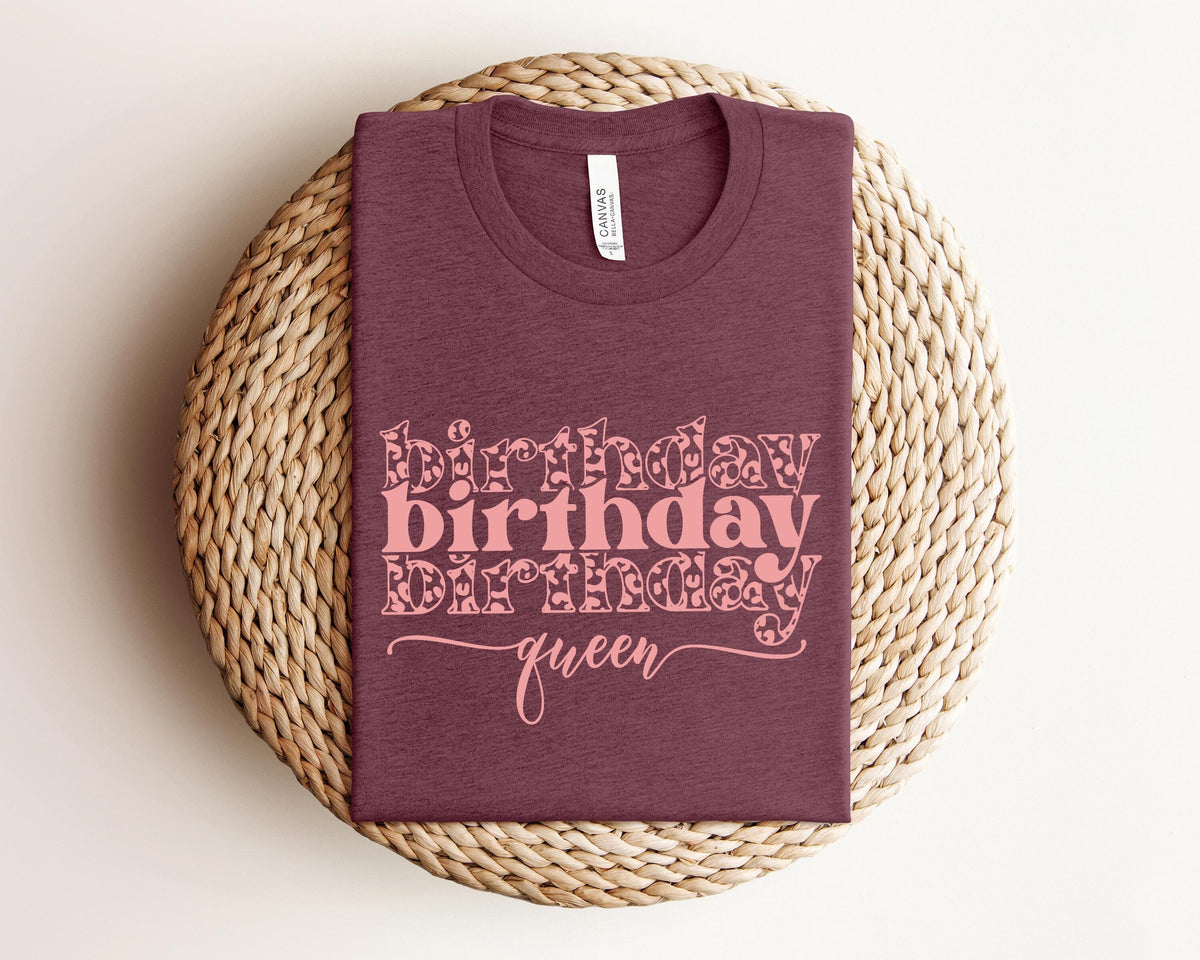 Leopard Birthday Queen ShirtBirthday Party Girl ShirtBirthday Squad ShirtYouth Birthday Girl ShirtBirthday ShirtBirthday Girl Shirts Graphic Tee – Fan Favorite · Trending Graphic Apparel