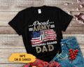 Flag Proud Army National Guard Dad National Guard Family Proud National Guard National Guard Graduation National Guard Matching Family Graphic Tee – Feel-Good Design · Perfect For Daily Wear