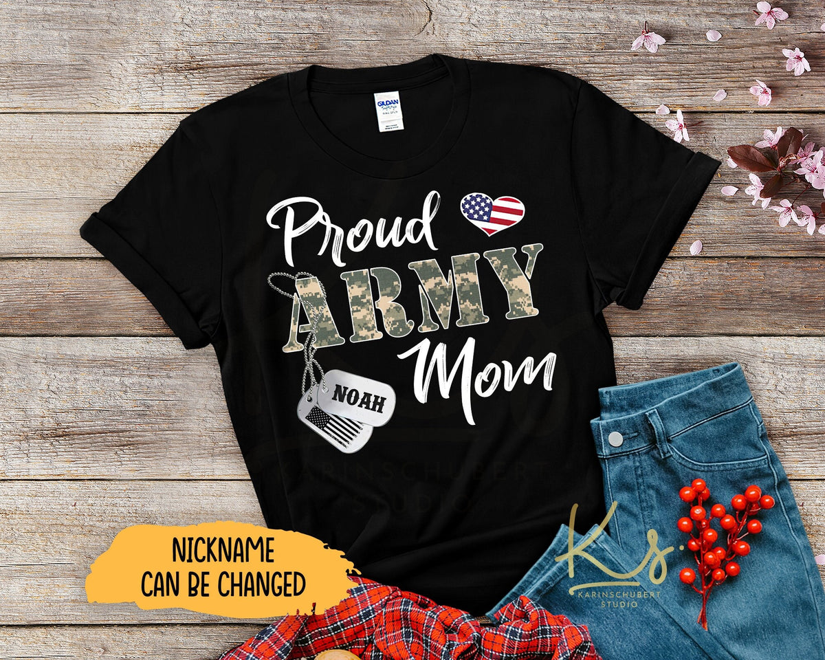 Proud Army Mom Retro Vintage Shirts Proud Army Mom Us Military Shirts Us Army Graduation Shirts Us Army Matching Family Us Army Shirts Graphic Tee – Everyday Comfort · Top Pick For Any Outfit
