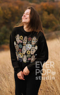 Hamsa Sweatshirt Evil Eye Sweatshirts Cute Melanin Sweater Cool Eyes Pullover Cozy Hippie Fleece Soft Gothic Jumper Boho Sunflower Top Sweatshirt – Fan Favorite · Must-Have Style