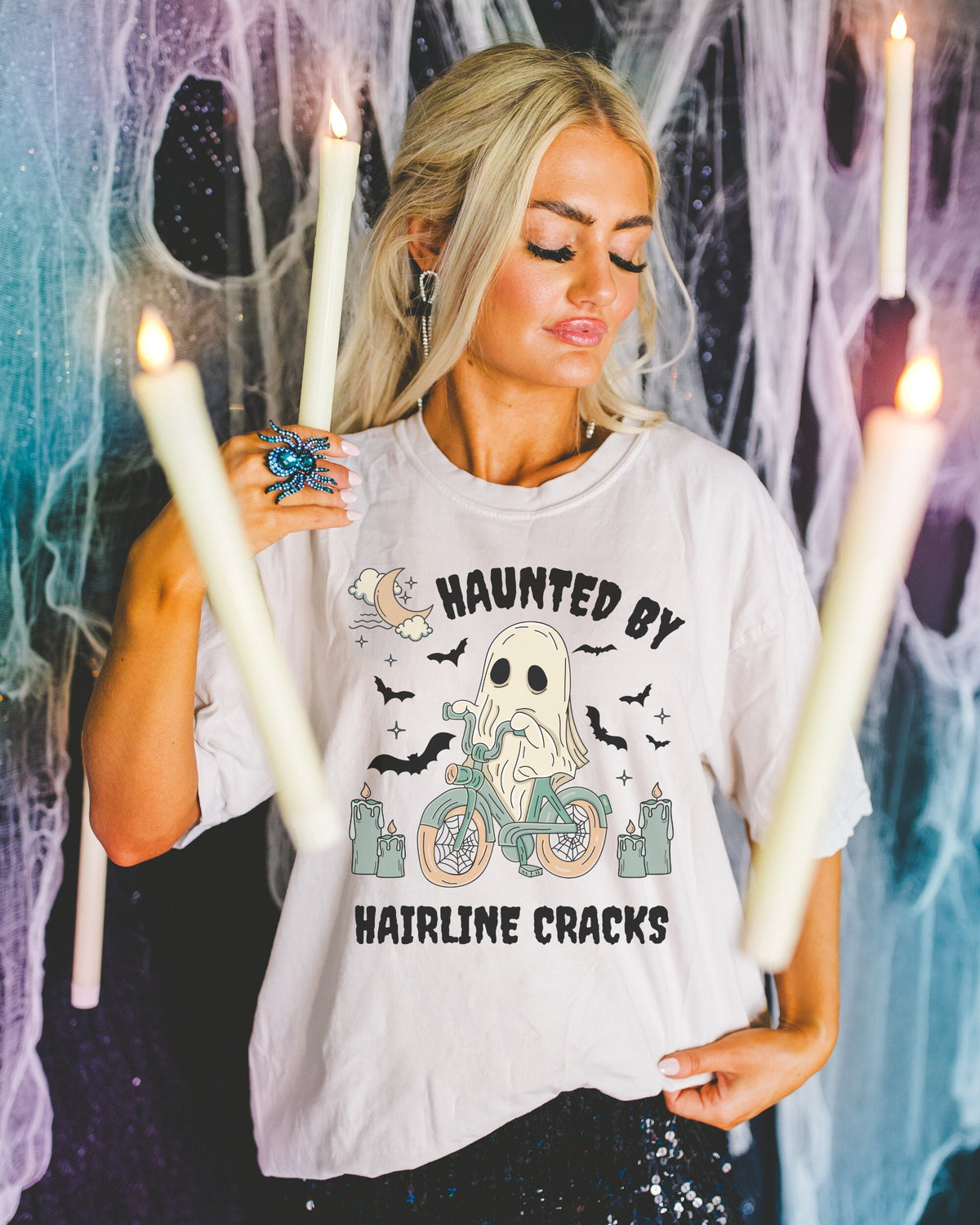 Cozy Pottery Shirt for Ceramic Artist Haunted By Hairline Cracks Funny Ghost Gift for Ceramic Art Teacher or Potter Funny Pottery Gift Graphic Tee – Cozy Vibes · Perfect For Daily Wear