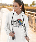 Cute Graffiti Hoodie Streetwear Sweater Parrot Graphic Tee Cozy Bird Fleece Top Hip Hop Jumper Cute Urban Hoodies Aesthetic Clothing Hoodie – Warm & Stylish · Top Pick For Any Outfit