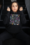 Feather Moth Hoodie Witchy Bird Hoodies Sun And Moon Hoody Celestial Pullover Star Tribal Jumper Cozy Skull Fleece Soft Colorful Top Hoodie – Bold Style · Perfect For Daily Wear