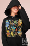 Mountain Camp Hoodie Evil Eye Hoodies Cute Camping Hoody Cool Hiking Sweater Trendy Hike Pullover Cozy Deer Fleece Soft Nature Top Men Hoodie – Premium Graphic · High-Quality Print
