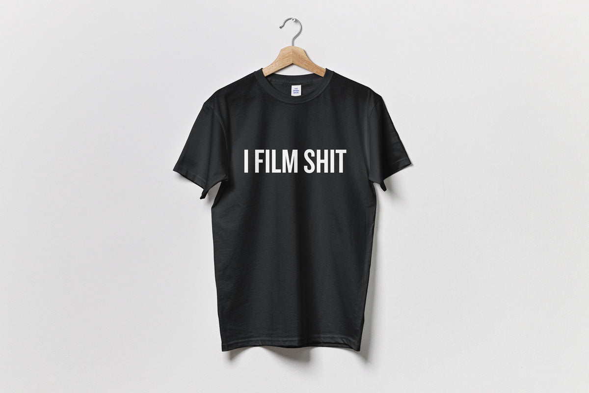 Funny Filmmaker Gift Cinematographer Shirt Videographer Director Of Photography I Film Shit Unisex Tee Graphic Tee – Easygoing Wear · Top Pick For Any Outfit