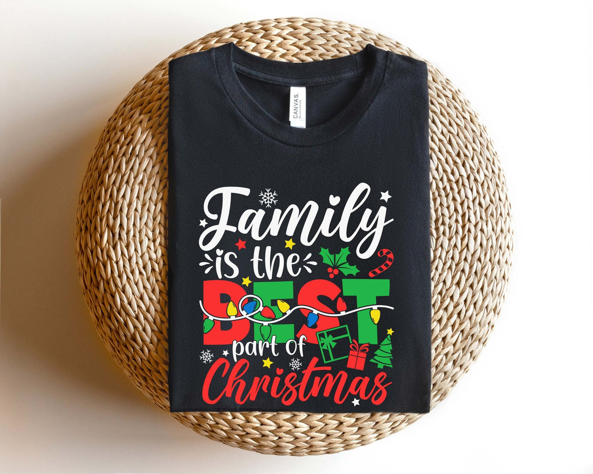 Family Is The Best Part Of Christmas Shirt Family Christmas Shirt Christmas Matching Shirt Family Christmas Gift Christmas Crew Shirt Graphic Tee – Bold Style · Great Gift For Fans