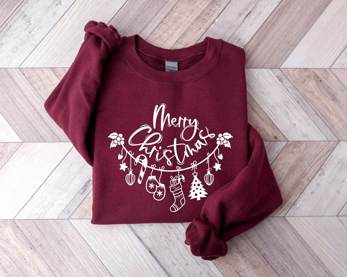 Christmas Sweatshirt Womens Christmas Sweatshirt Christmas Sweatshirts for Women Christmas Gift WomenMerry Christmas Sweatshirt Sweatshirt – Easygoing Wear · Great Gift For Fans