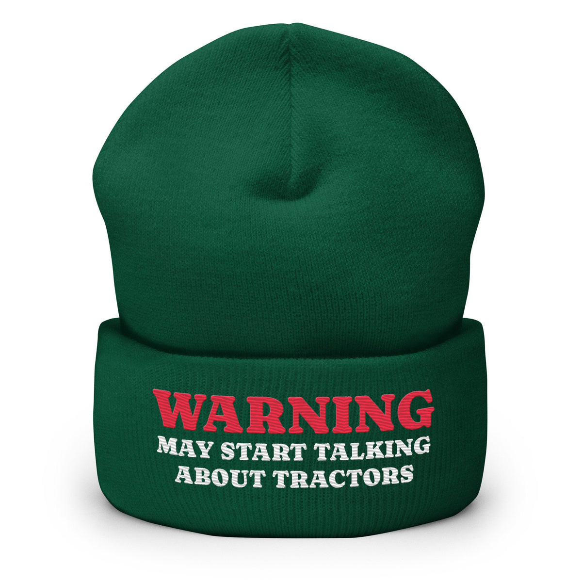 Farm Hat Farmers Hat Farm Cap Pig Farmer Baseball Cap Farm Gift Farming Hat Warning May Start Talking About Tractors Cuffed Beanie Graphic Tee – Feel-Good Design · High-Quality Print