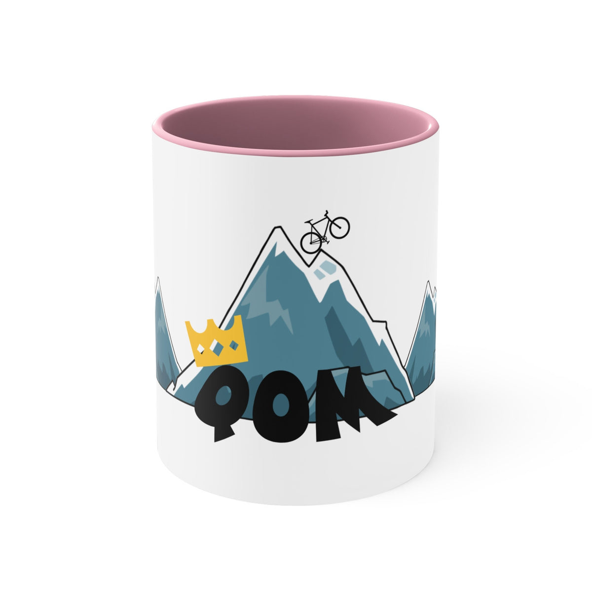 QOM Strava mug Queen of the Mountain gift for wife cycle mom mug bike gift for girlfriend cycling birthday gift for sister Graphic Tee – Easygoing Wear · Great Gift For Fans