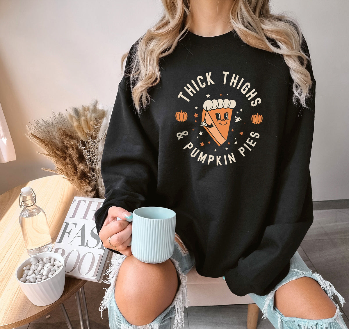 Thick Thighs Pumpkin Pies Sweatshirt Pumpkin Pie Sweatshirt Thick Thighs Sweatshirt Pumpkin Sweatshirt Fall Season Sweatshirt Sweatshirt – Warm & Stylish · Must-Have Style
