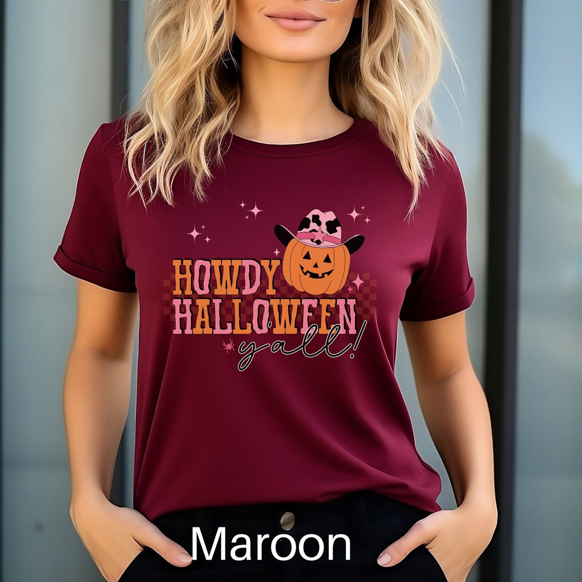 Western Halloween Shirt Pink Halloween Shirt Howdy Pumpkin Retro Halloween Tee Pastel Halloween Shirt Howdy Halloween Shirt Graphic Tee – Bold Style · Must-Have Style