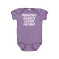 Pediatric Nurse Baby Bodysuit Pediatrics Baby Gift Pediatric Nurse Baby Present Baby Onepiece Pediatric Nurse39s Cutest Patient Graphic Tee – Soft Feel · Great Gift For Fans