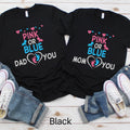 Pink or Blue We Love You Shirt Gender Reveal Party Shirt Baby Announcement Shirt Team Boy Team Girl He or She Gender Reveal Ideas Graphic Tee – Premium Graphic · Trending Graphic Apparel