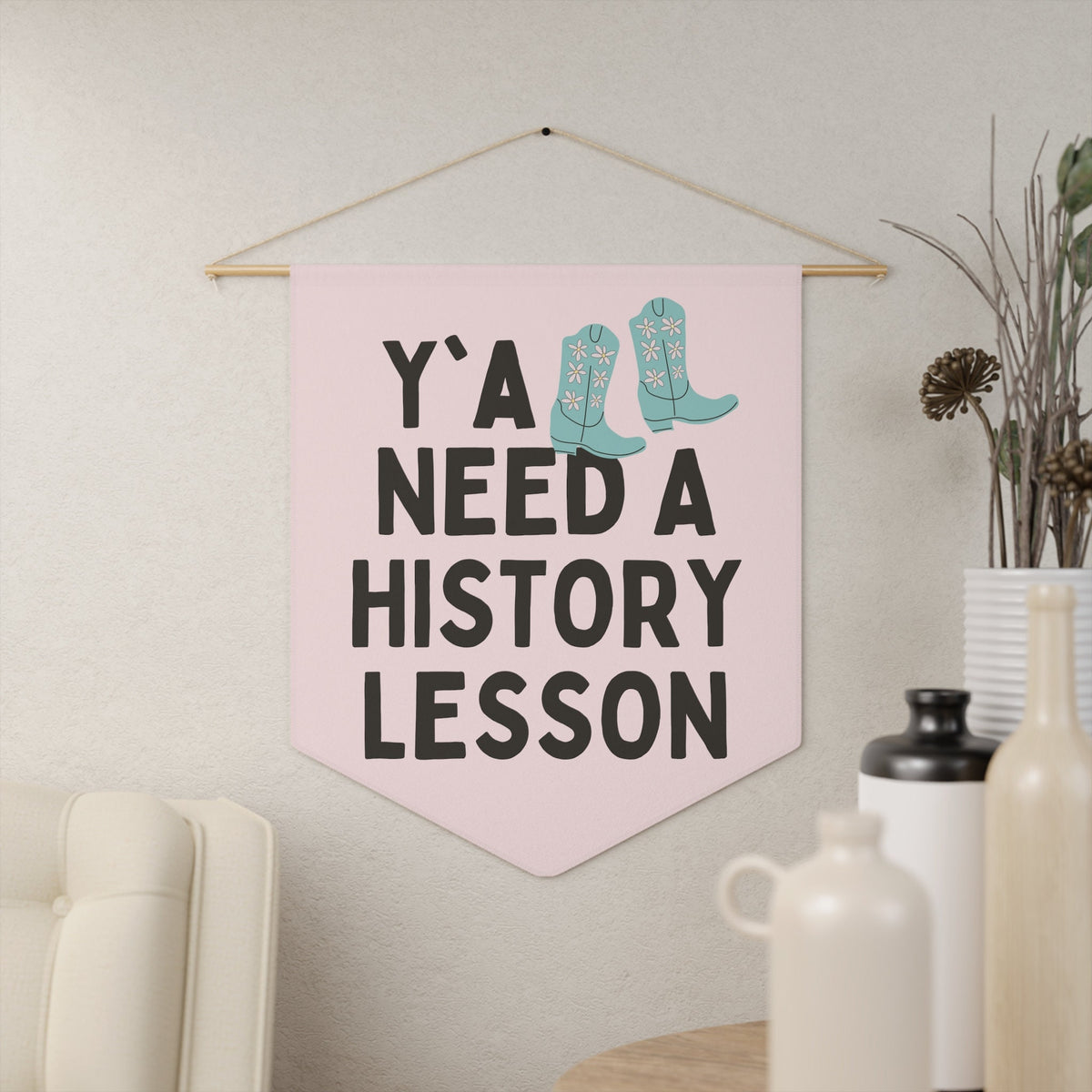 Cute Groovy Western History Pennant History Teacher Y39all Need A History Lesson Cute Social Studies Gift History Major Graduation Gift Graphic Tee – Premium Graphic · Must-Have Style