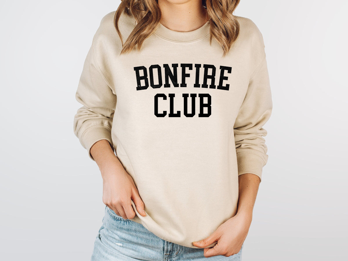 Bonfire Club Sweatshirt Camping Sweatshirt Hiking Sweatshirt Sweatshirt – Fan Favorite · Perfect For Daily Wear