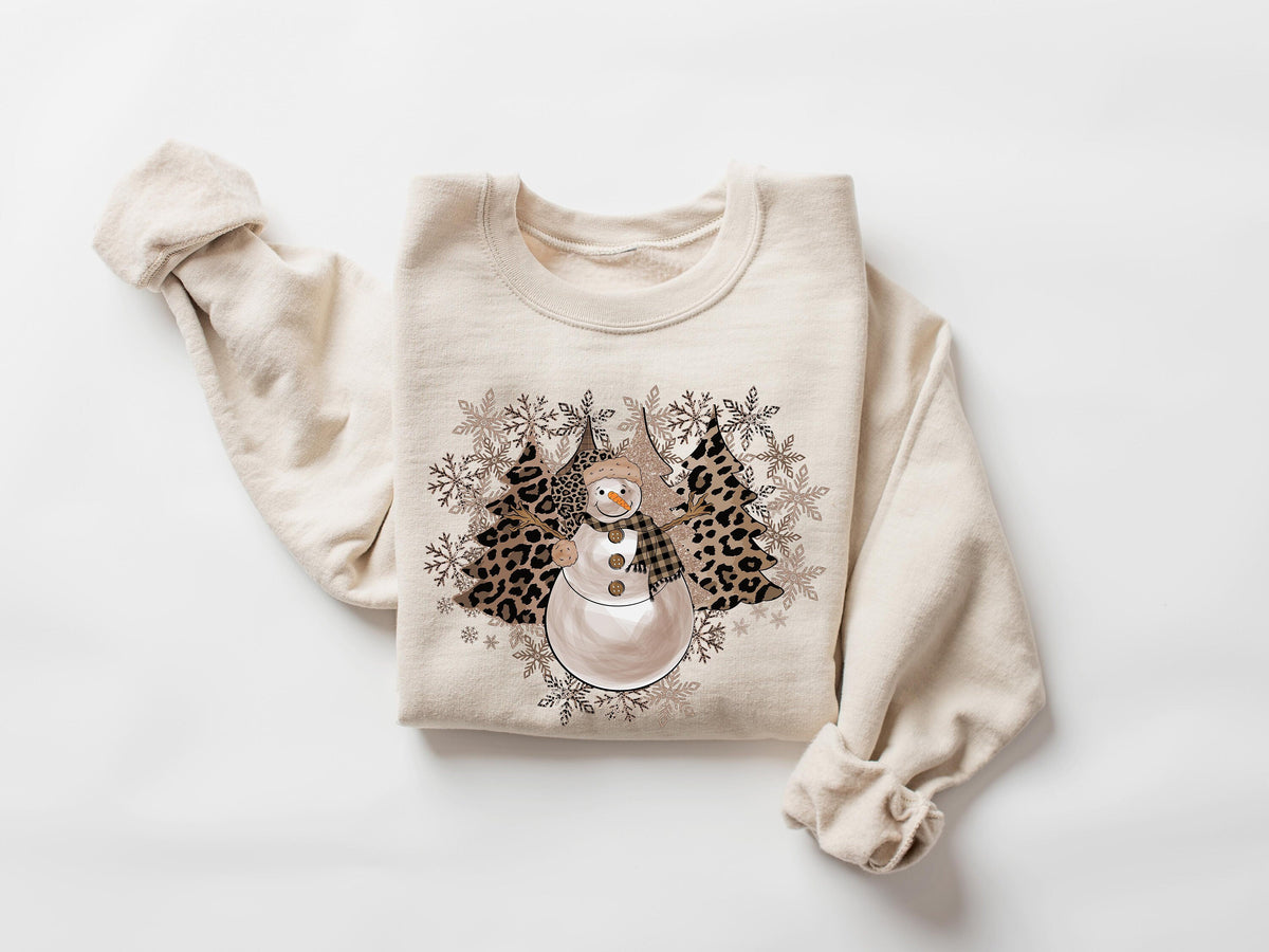 Leopard Christmas Tree Sweatshirt Winter Cozy Hoodie For Women Leopard Sweatshirt Christmas Sweatshirt Unisex Holiday Sweatshirt Hoodie – Warm & Stylish · Perfect For Daily Wear
