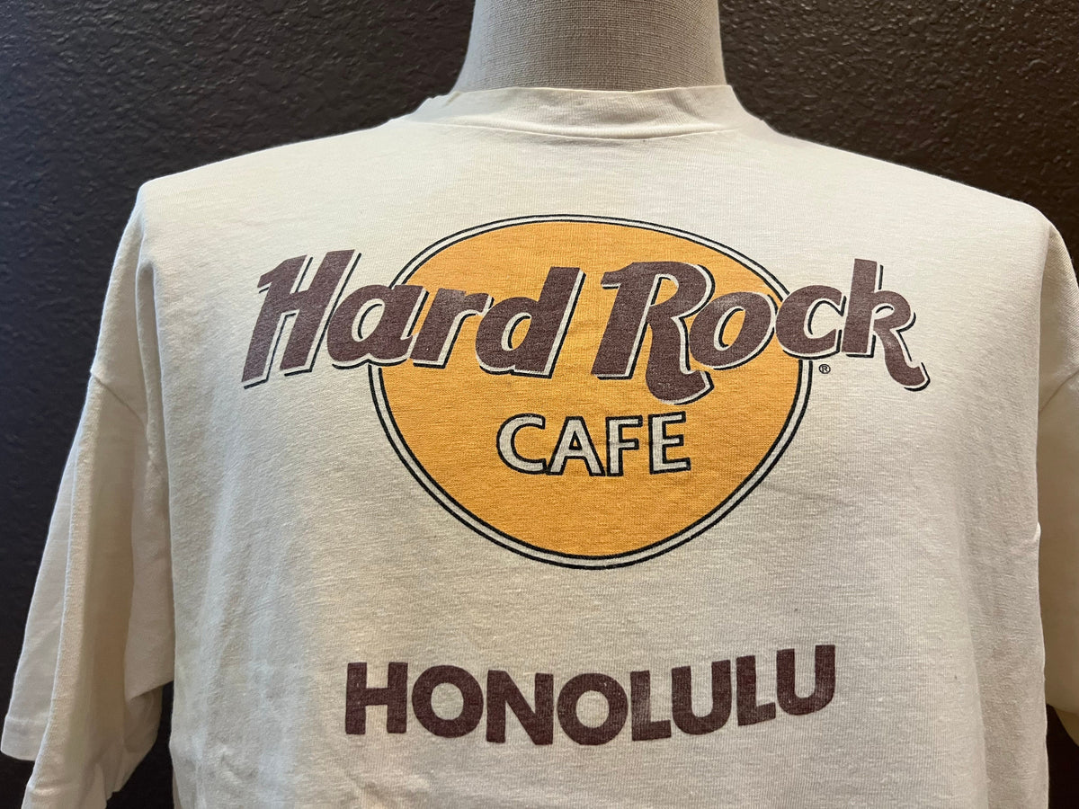 Vintage 8039s Hard Rock Cafe Honolulu White T Shirt Size L Graphic Tee – Warm & Stylish · Trending Graphic Apparel