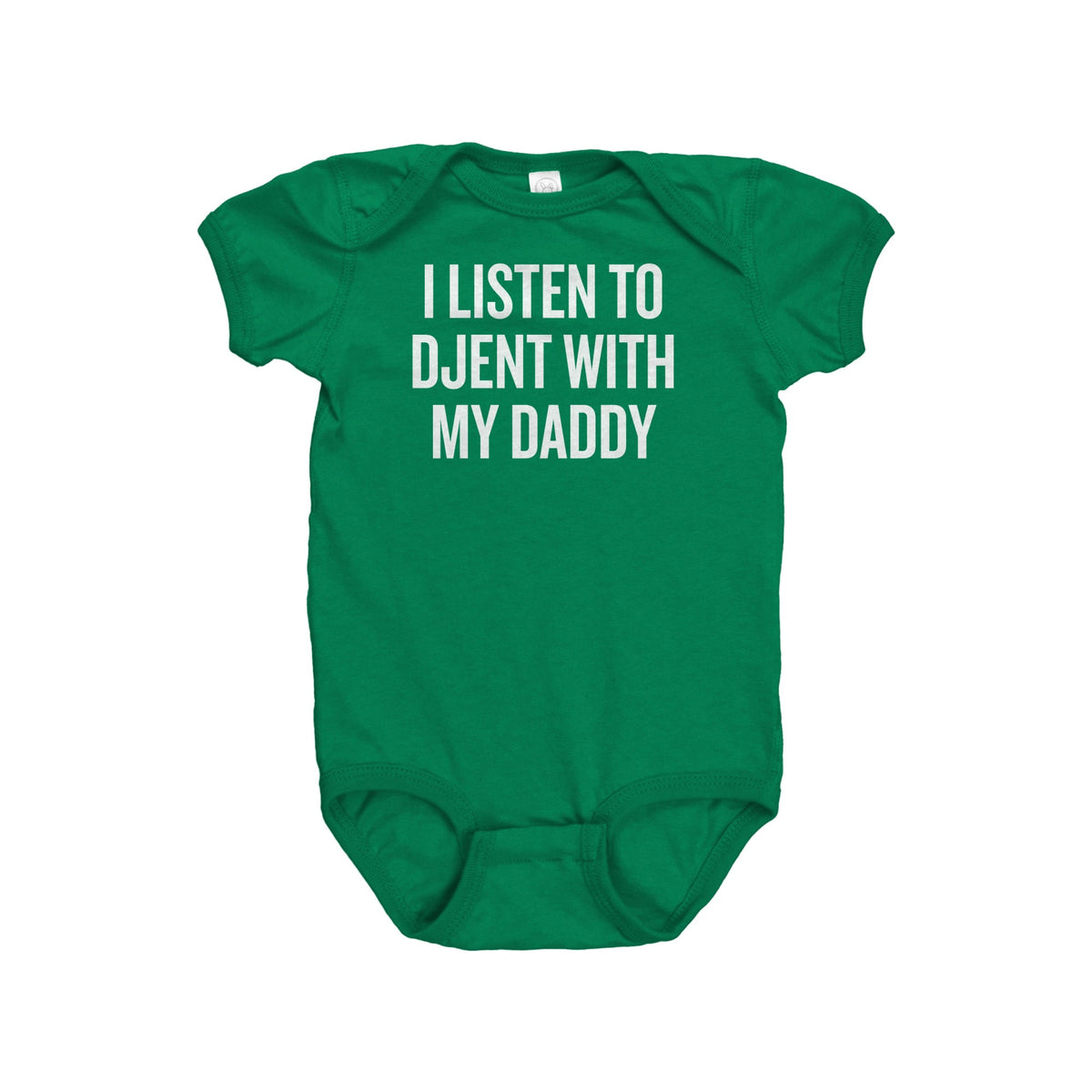 Metal Music Baby Bodysuit Djent Baby Shirt I Listen To Djent With my Daddy Funny Baby Onepiece Baby Shower Gift Idea All Cotton Graphic Tee – Bold Style · High-Quality Print