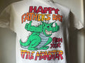 Vintage 9039s Happy Father39s Day From Your Little Monster TShirt Size M Graphic Tee – Soft Feel · High-Quality Print