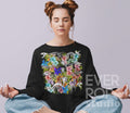 Dinosaur Sweatshirt Skeleton Sweater Skull Graphic Tee Floral Jumper Cozy Gothic Shirt Academia Fleece Goth Crewneck Top Cute Flower Sweatshirt – Easygoing Wear · Great Gift For Fans