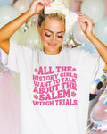 History Lover Tee Shirt for Halloween Salem Witch Trials American History Professor Tee Shirt for History Buff Spooky Season Tee for Her Graphic Tee – Premium Graphic · Top Pick For Any Outfit