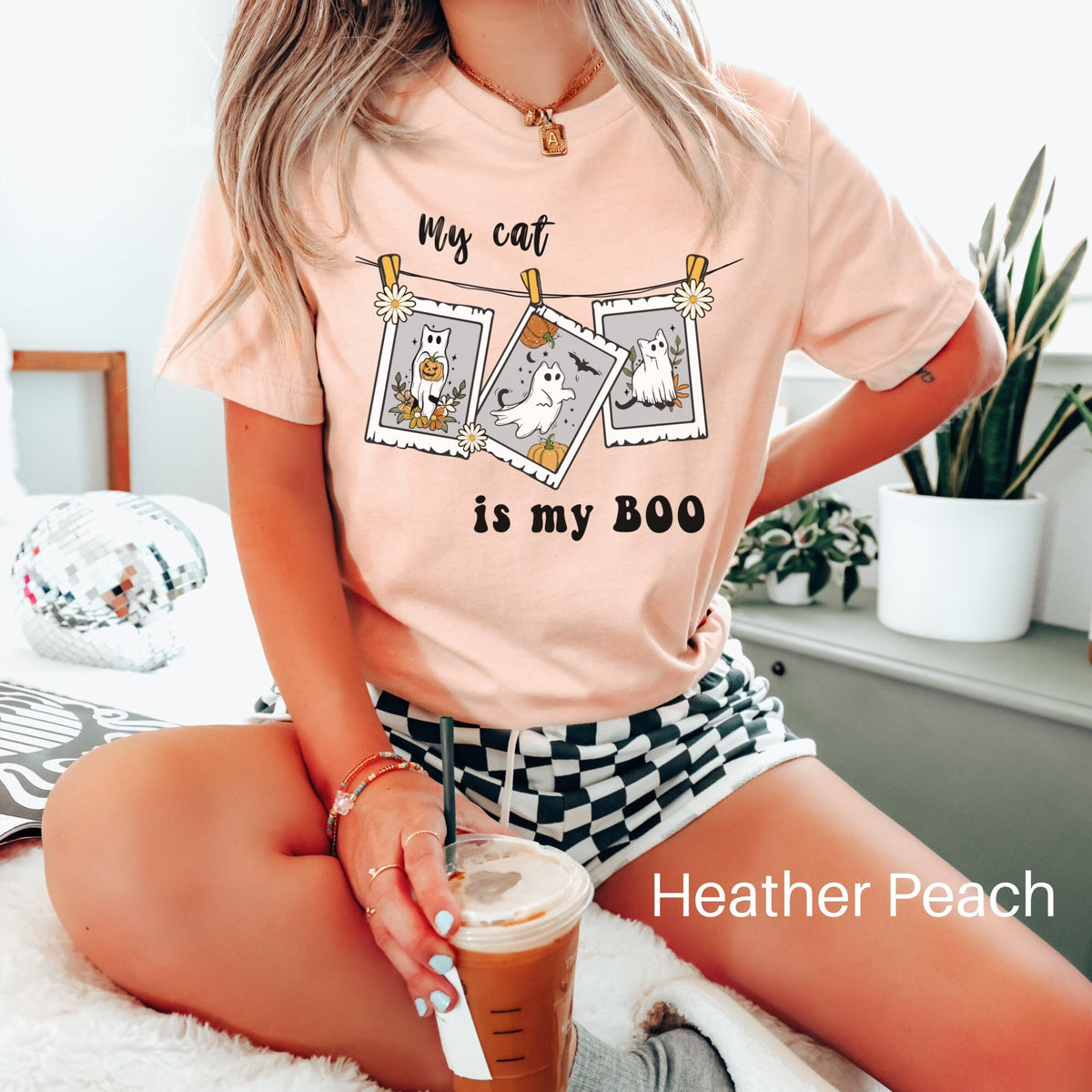 Ghost Cat Shirt Halloween Cat Shirt Cat Mom Halloween Shirt Ghost Tshirt Halloween Cat Dad Shirt Spooky Season Trick or Treat Shirt Graphic Tee – Easygoing Wear · Perfect For Daily Wear