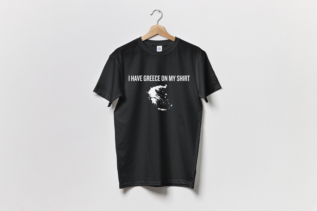 Funny Geography Shirt Geography Pun Geography Geek Gift Geography Teacher I Have Greece On My Shirt Unisex Tee Graphic Tee – Aesthetic Look · Top Pick For Any Outfit