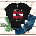 Latvia shirt Latvia Flag Tshirt Latvian heritage T shirt Riga Skyline TShirt gift for latvian Latvia Landmarks half latvian Graphic Tee – Easygoing Wear · Must-Have Style