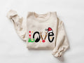 Love SweatshirtChristmas Family ShirtChristmas GiftHoliday GiftChristmas Family Matching ShirtChristmas Deer ShirtChristmas Gift Sweatshirt – Warm & Stylish · High-Quality Print