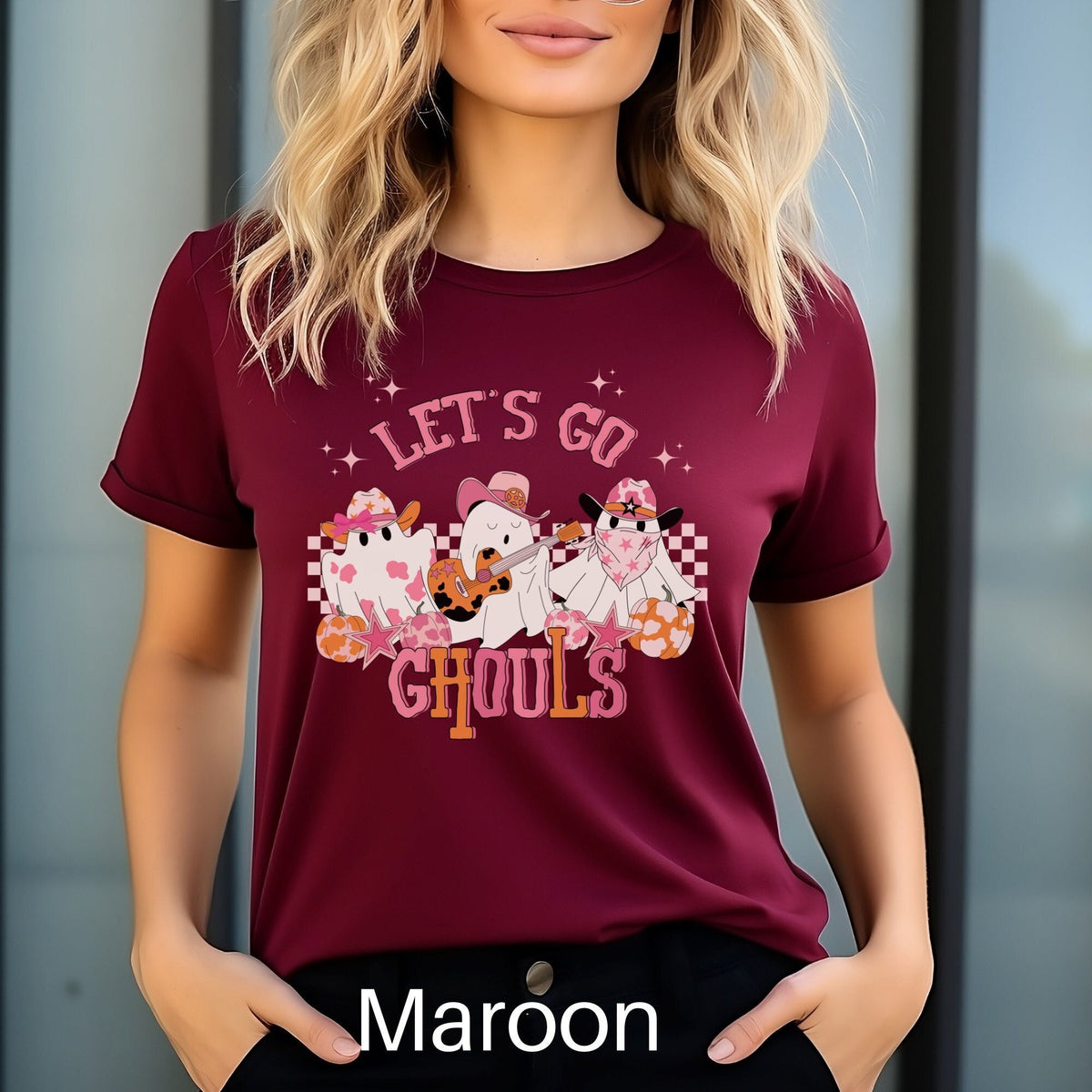 Western Halloween Shirt Pink Halloween Shirt Howdy Pumpkin Retro Halloween Tee Pastel Halloween Shirt Cute Ghost Shirt Cute Halloween Graphic Tee – Easygoing Wear · High-Quality Print