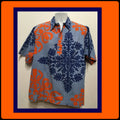 HS222 Vintage 1960s pull over Tiki Hawaiian shirt by Surf Line Size large Graphic Tee – Premium Graphic · Must-Have Style