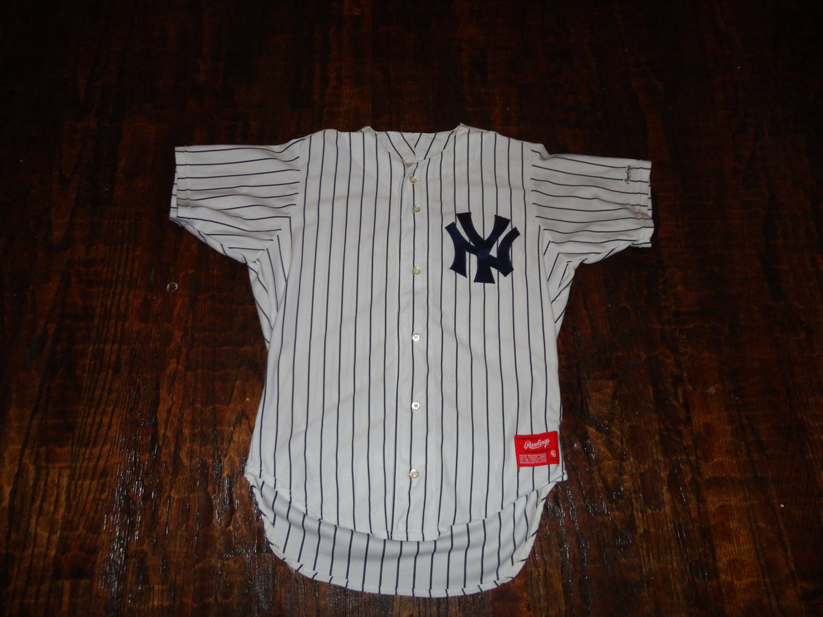 Vintage 80s Rawlings New York Yankees Pinstripe Jersey Men39s SZ 46 Pro Cut Jersey – Bold Style · Trending Graphic Apparel