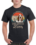 Basset Hound For Him Basset Hound Dad Shirt For Basset Hound T Shirt Best Basset Hound Dad Ever Graphic Tee – Warm & Stylish · High-Quality Print