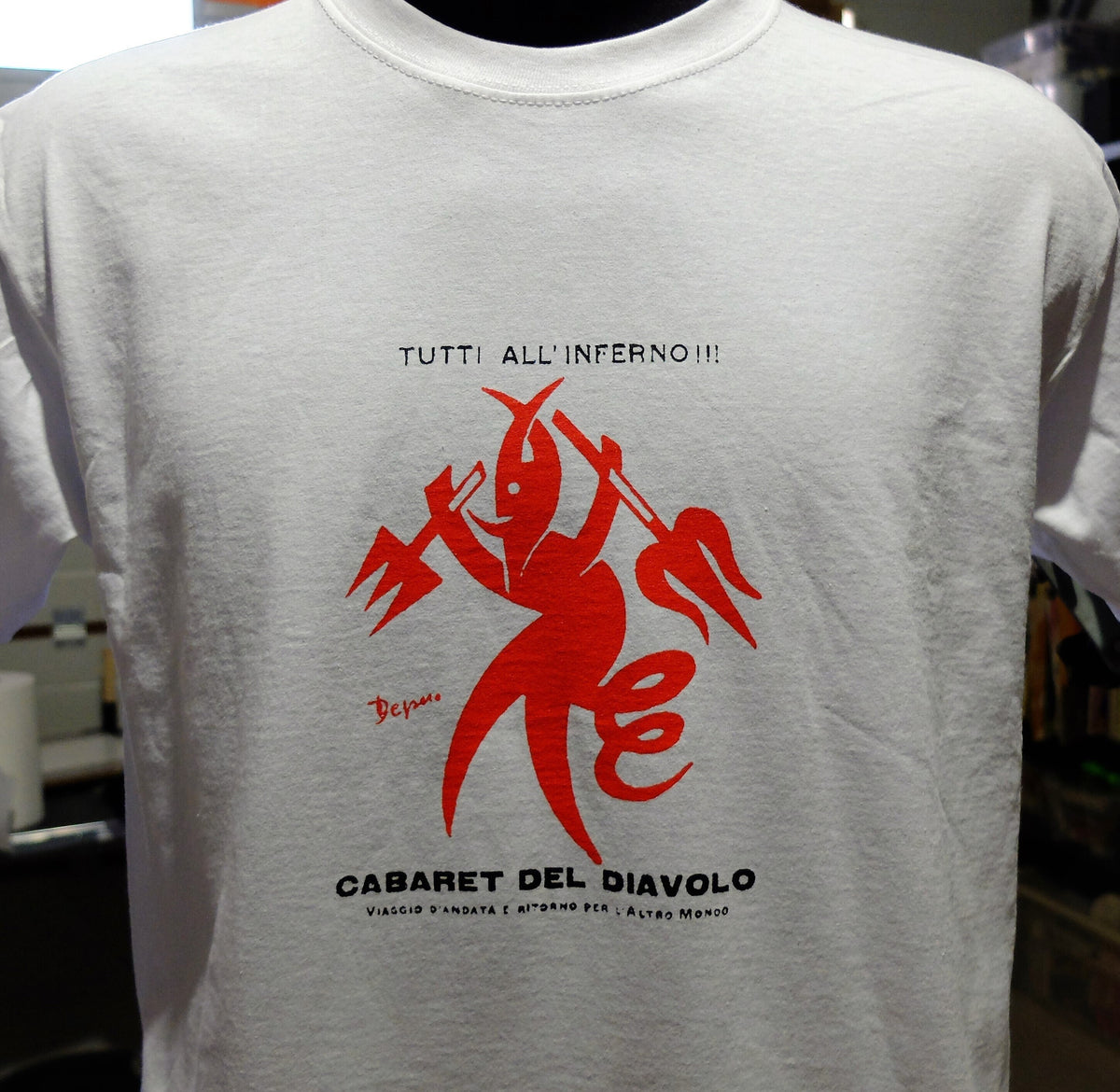 CABARET DEL DIAVOLO t shirt Graphic Tee – Cozy Vibes · Top Pick For Any Outfit