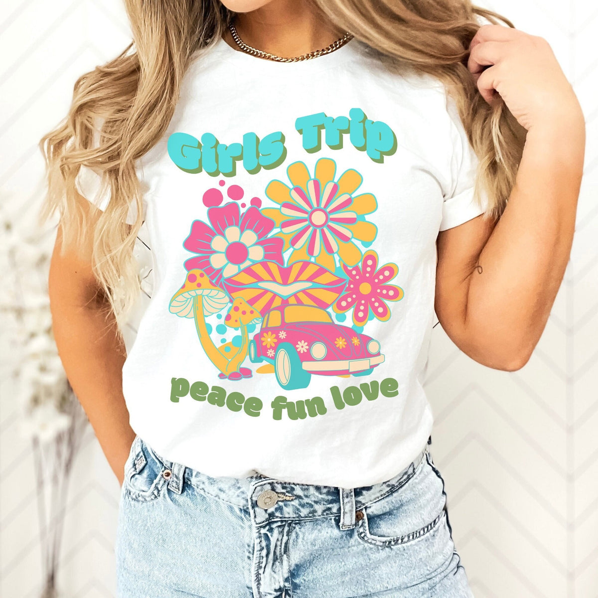 Girls Trip Shirts Road Trip Shirt Girls Weekend Shirt Girls Trip Girls Vacation Shirt Bachelorette Shirt Girls Night Out Besties Tee Graphic Tee – Everyday Comfort · Great Gift For Fans