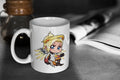 Overwatch 2 Cute Chibi Mercy 11oz White Glossy Mug Perfect Gift for Gamers and Overwatch Fans Graphic Tee – Premium Graphic · Perfect For Daily Wear