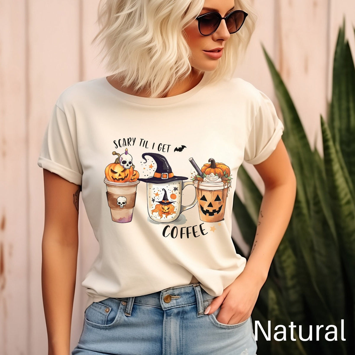 Pumpkin Coffee Shirt Spooky Coffee Shirt Halloween Shirt Coffee Lover Gift Coffee Lover Shirt Halloween Tee Cute Halloween Tshirt Graphic Tee – Bold Style · Top Pick For Any Outfit