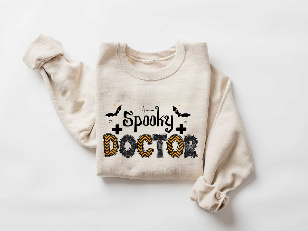 Spooky Doctor Sweatshirt Halloween Doctor shirtHalloween Doctor Shirt Doctor Fall Shirt Doctor Halloween Doctor Tee Halloween Shirt Sweatshirt – Premium Graphic · High-Quality Print